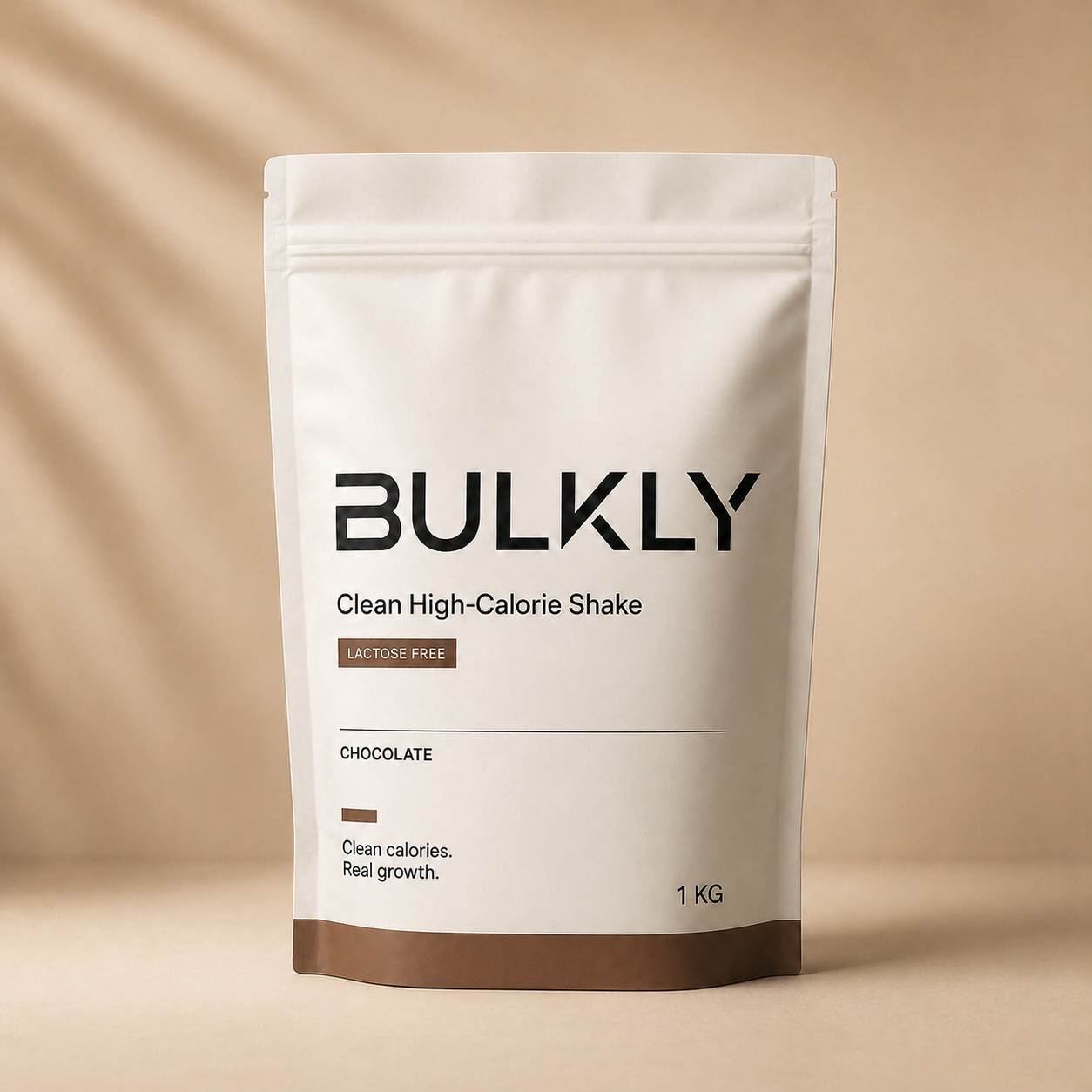 BULKLY Clean High-Calorie Shake – Chocolate 1Kg